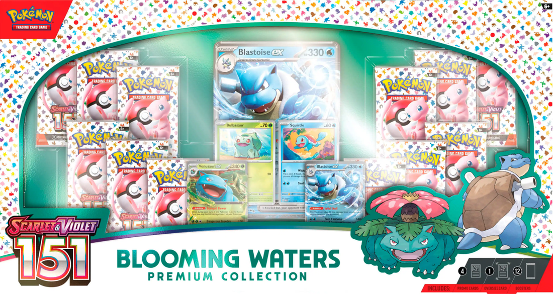 Scarlet & Violet 151 - Blooming Waters Premium Collection Leo's Poké Vault